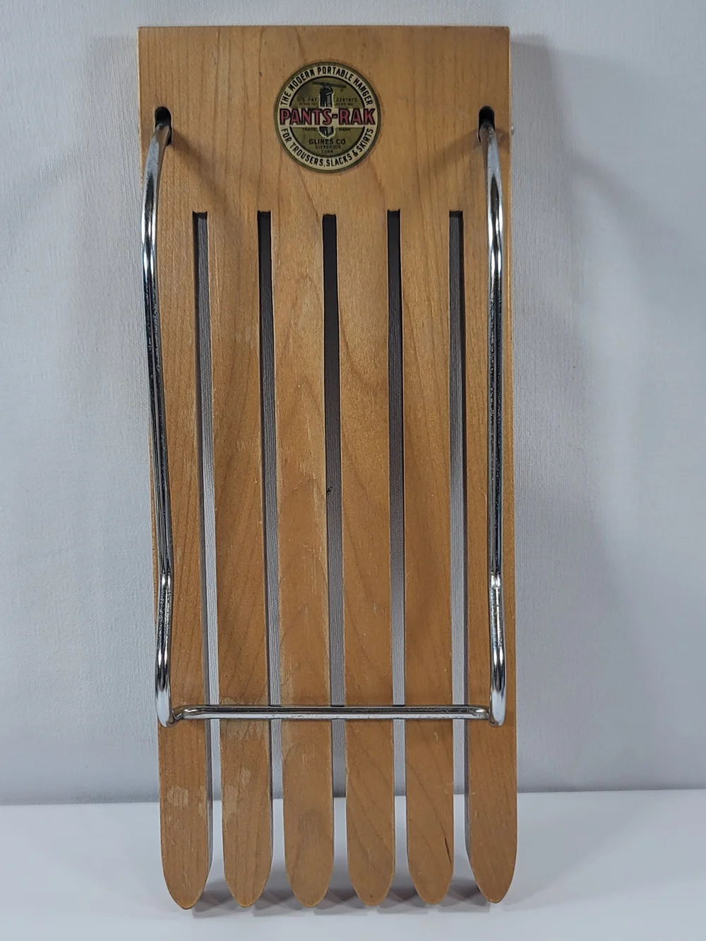 Wooden Pants Hanger Rack - Natural Wood